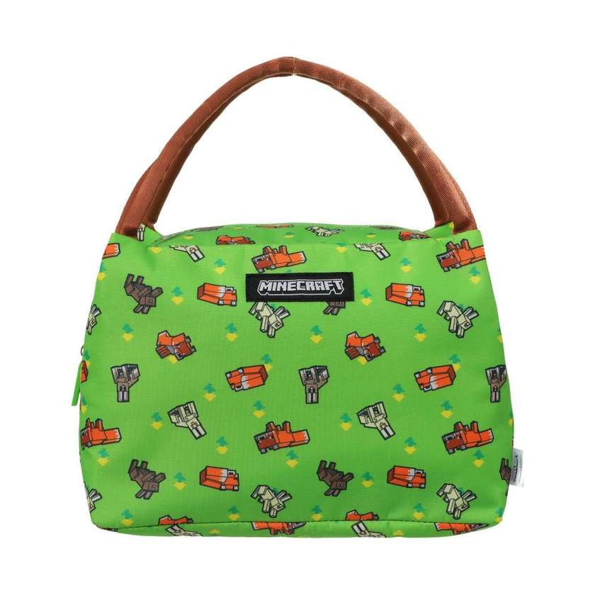 Minecraft Patterned Lunch Bag