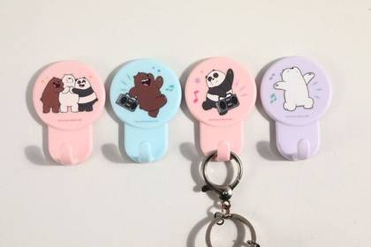 We Bare Bears Seaside Music Festival Hooks (4 pcs)