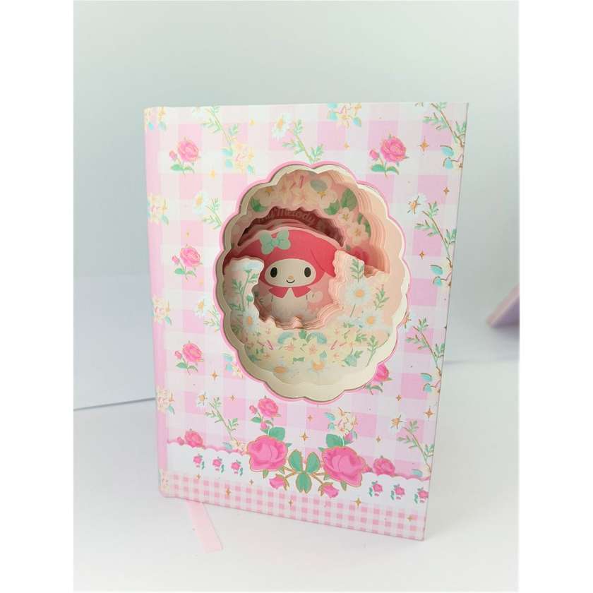 Sanrio characters Collection 36K Hollowed Hardcover Book (My Melody, 96 Sheets) (PDQ)