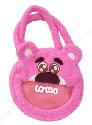 Disney Collection Fluffy Festival Shoulder Bag(Pink,Lotso)