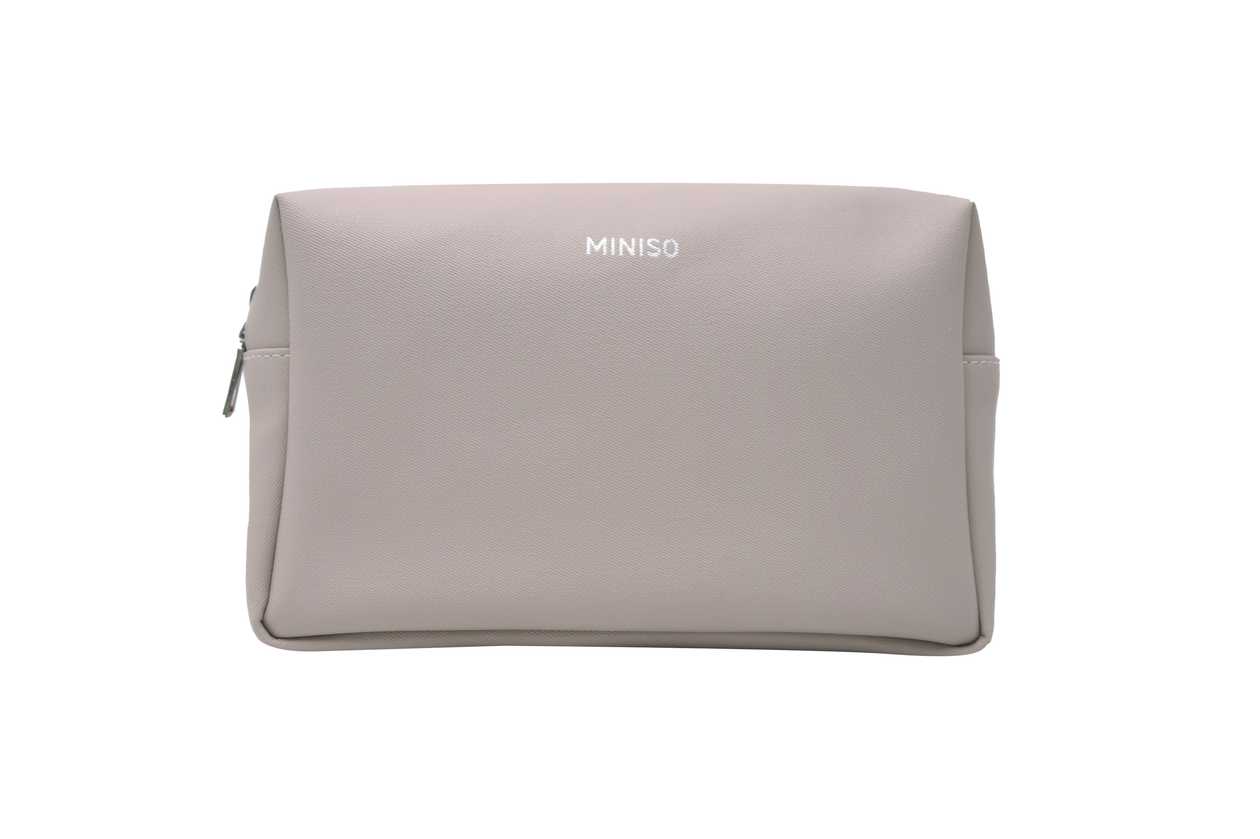 Minimalist Cosmetic Bag (Apricot)