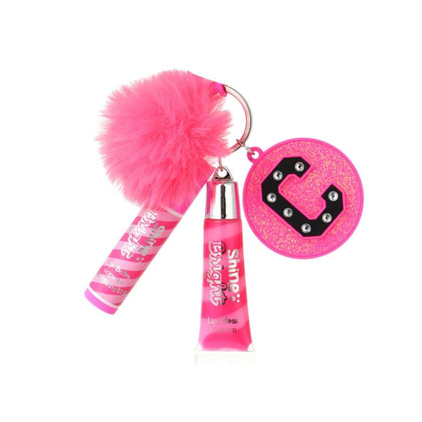 Dessert Theme Letter Design Lip Care Keychain(C)