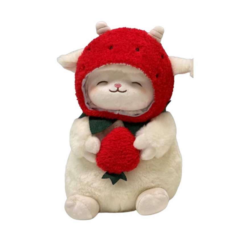 Lamb Baa Series Lamb Plush Toy (Strawberry)