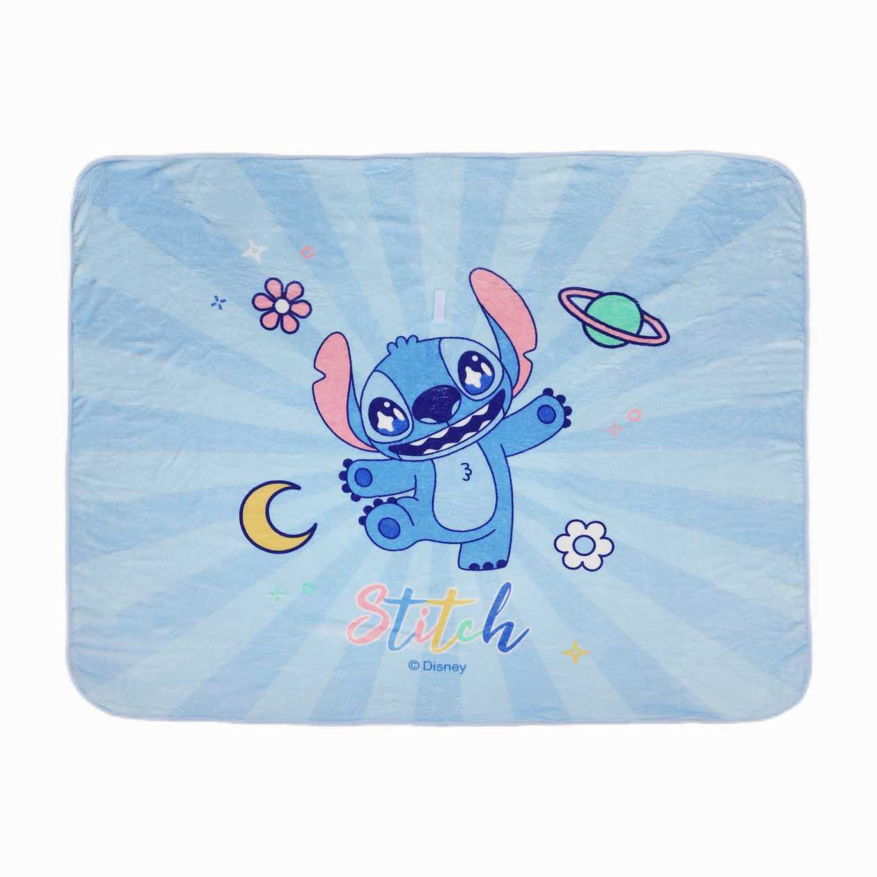 Disney Stitch Dinner Party Collection Larger Printed Throw Blanket