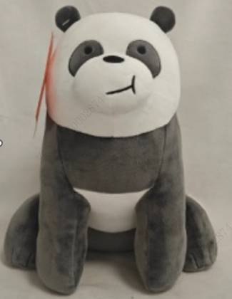 We Bare Bears Seaside Music Festival 11in. Crouching Plush Toy (Panda)