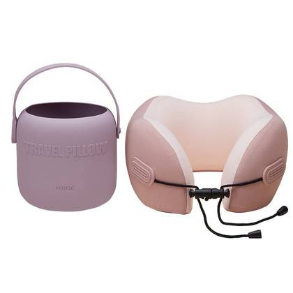Portable Foldable Neck Pillow(Purple)
