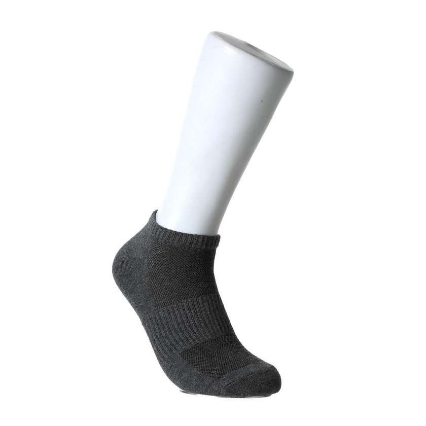 Athletic Low-cut Socks for Men (3 Pairs)(Gray)