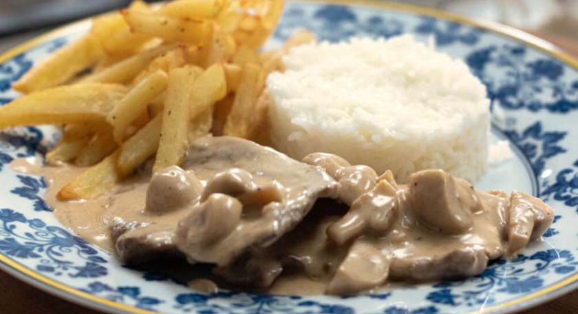 Turkey Steaks with Mushrooms Full Portion