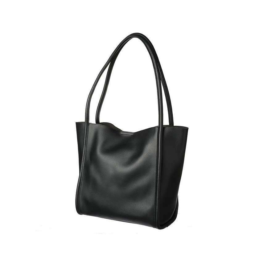 Retro Trapezoid Shoulder Bag(Black)