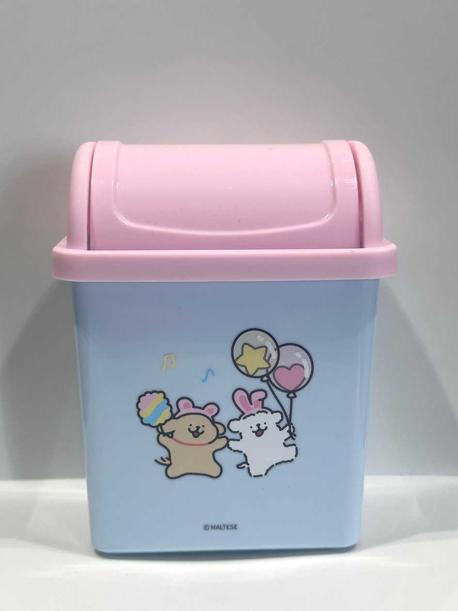 Maltese Collection Desk Trash Can