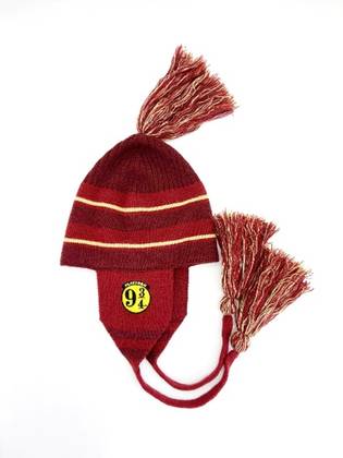 Harry Potter Striped Knitted Hat (Red)