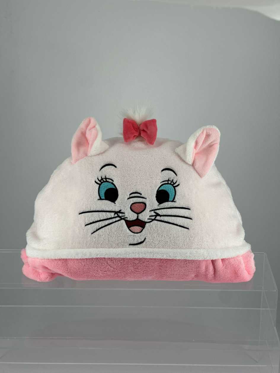 Disney Cat Collection Hooded Blanket (Marie)