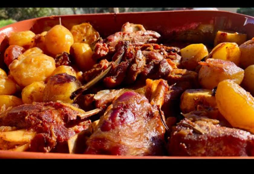 Roasted Baby Goat Full Portion