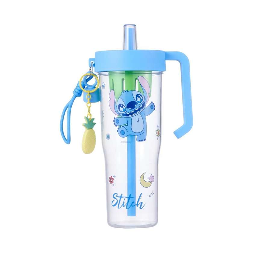 Disney Stitch Dinner Party Collection Pineapple Plastic Bottle 1250mL (Stitch)