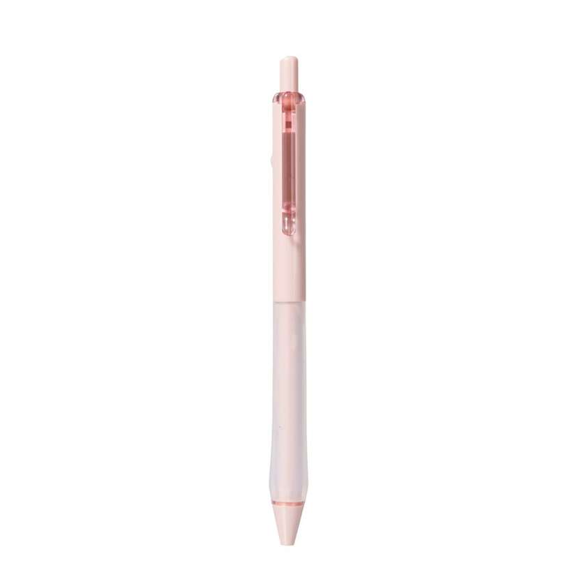 Tireless Collection Retractable Horn Gel Pen (0.5mm, Black) (Pink Barrel)
