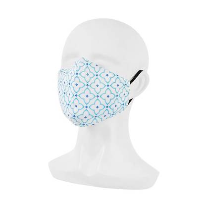 Lines Design Series Face Mask for Adults(Sea Gin Fizz)