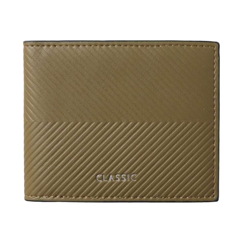 Embossed Mens Wallet (Olive Green)