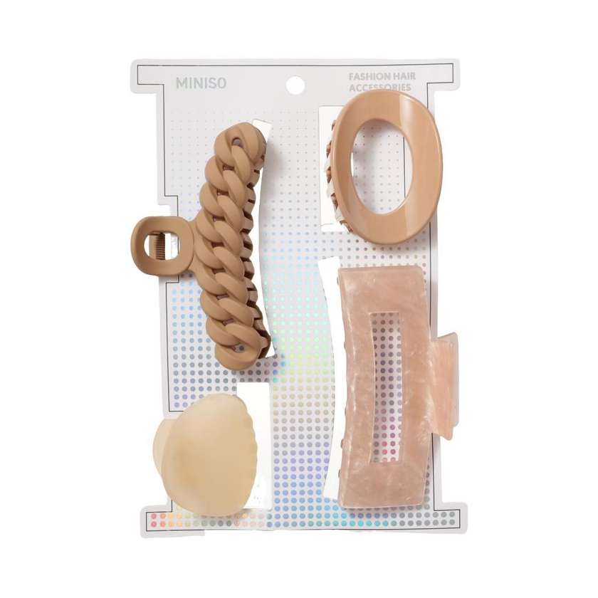 Basic Style Hair Claw Clips (4 pcs)