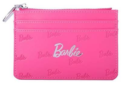 Barbie Collection Womens Card Holder Coin Purse(Rose Red)
