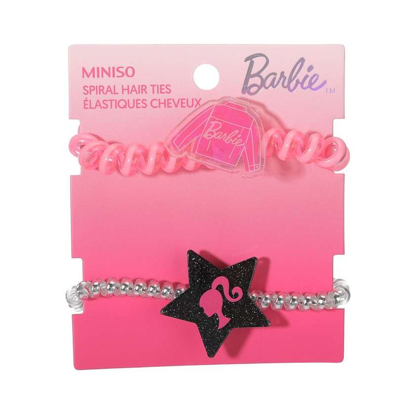 Barbie Collection Spiral Hair Ties (2 pcs)