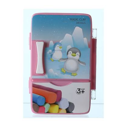 24 Colors Modeling Clay (Pink Refrigerator)