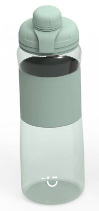 Light Enjoy Series Sports Handle Plastic Bottle 600mL(Green)