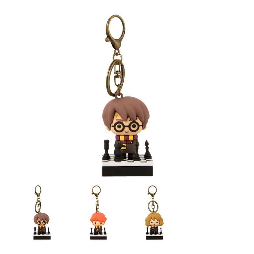 Harry Potter Checkerboard Stamp Keychain