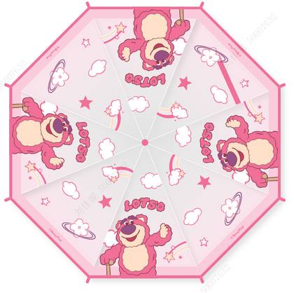 Disney Pixar Collection Transparent Long Handle Umbrella (Lotso)