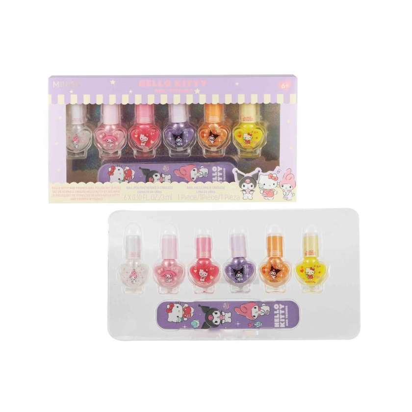 Hello Kitty and Friends Glossy Nail Polishes (6 pcs)
