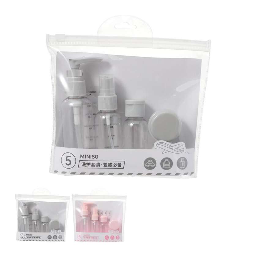 travel bottle set (5 pcs)