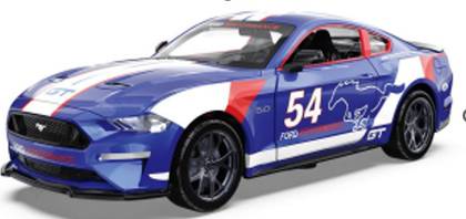 1:34 Sound & Light Alloy Car Model (Genuine License) - Ford Mustang GT2018 (Blue)