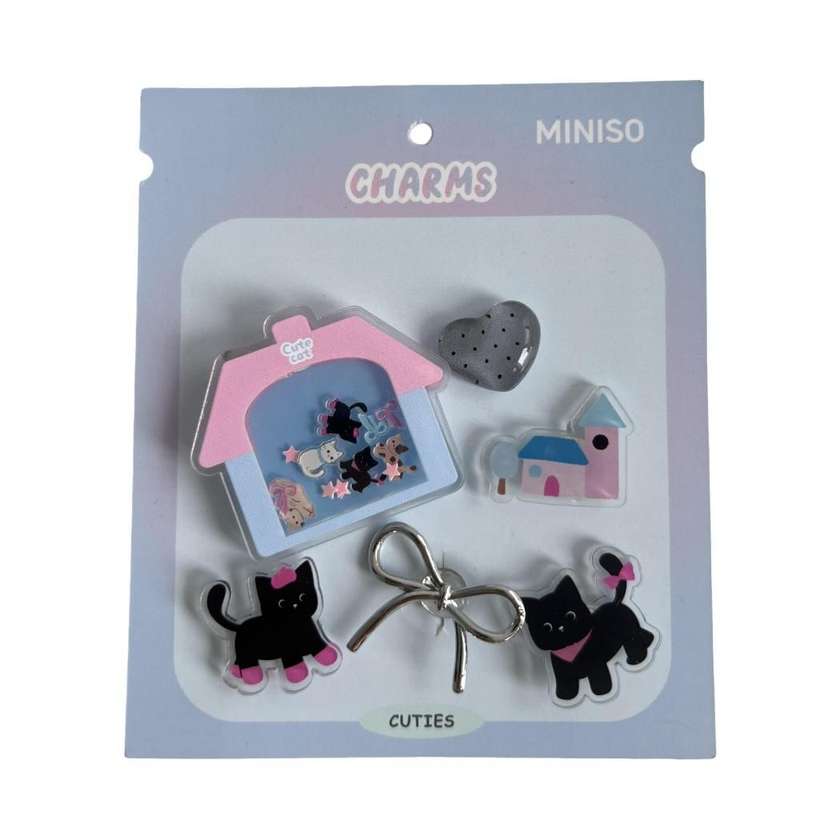 Kitten House Shaker Charms