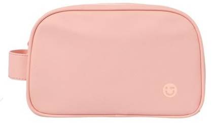 Solid Color Cosmetic Bag (Light Pink)