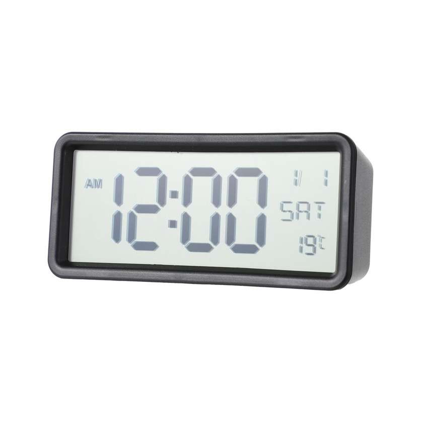 Large Screen Electronic Alarm Clock(Black)