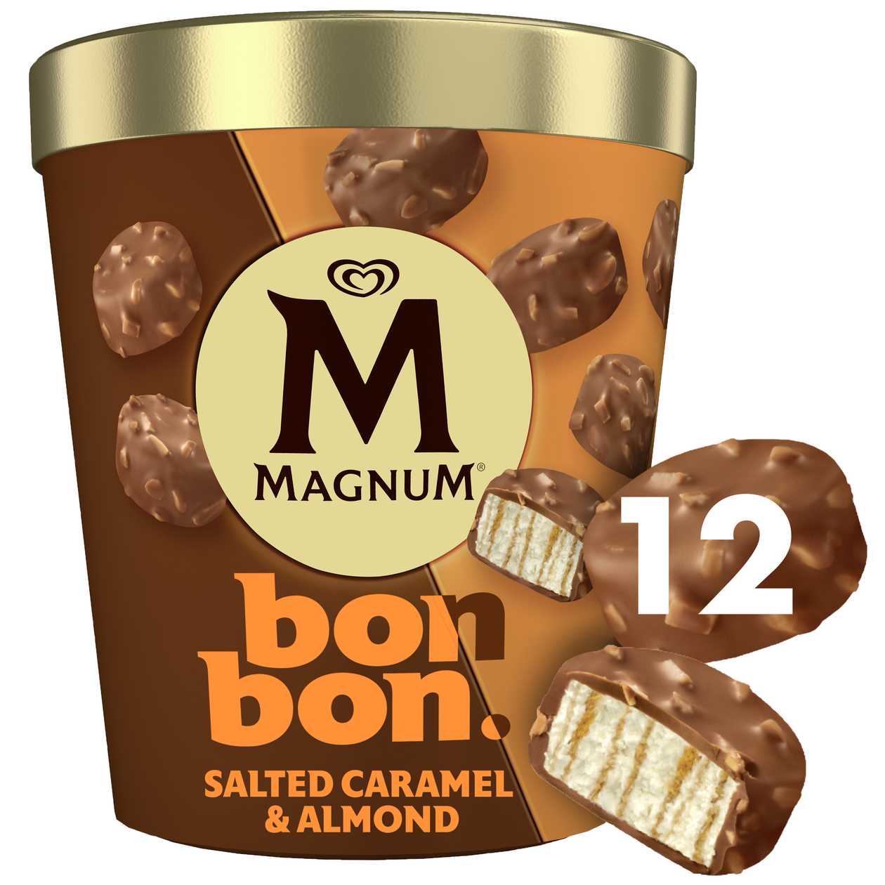 Magnum Bon Bon sāļās karameles saldējums 17mlx12gb