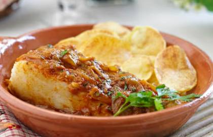 Codfish Braga Style for 2 People