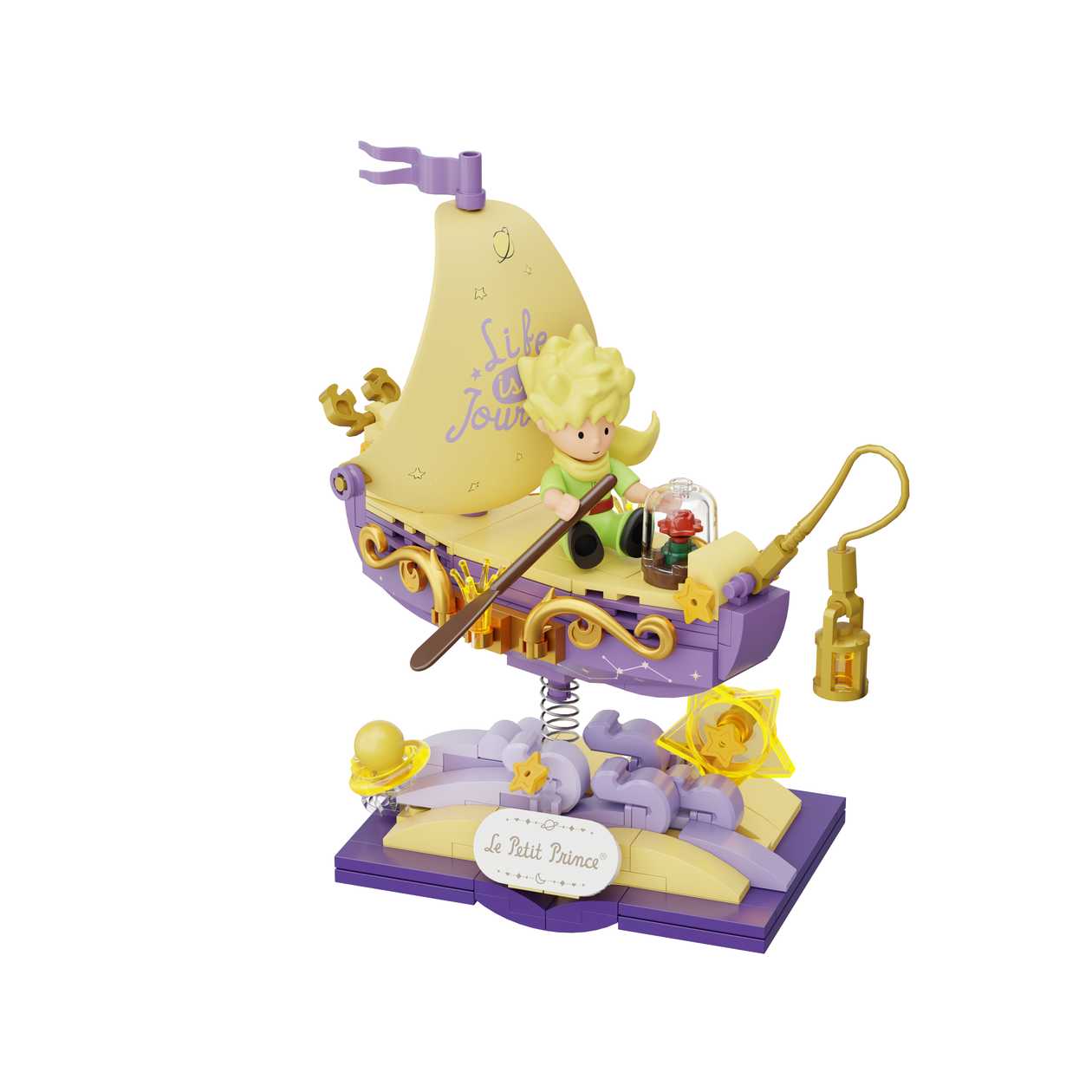 Le Petit Prince Building Block-Starry Ride-Boat