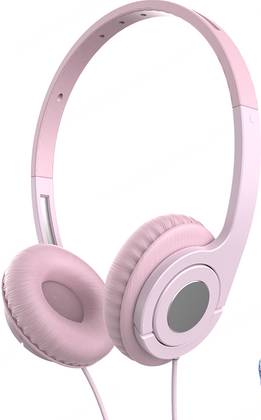 Macaron Series Wired Headphones Model: 12L18(Pink)