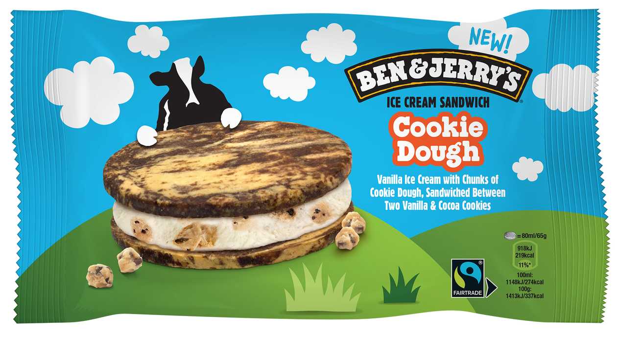 Ben &Jerry,s cepums Cookie dough 120ml