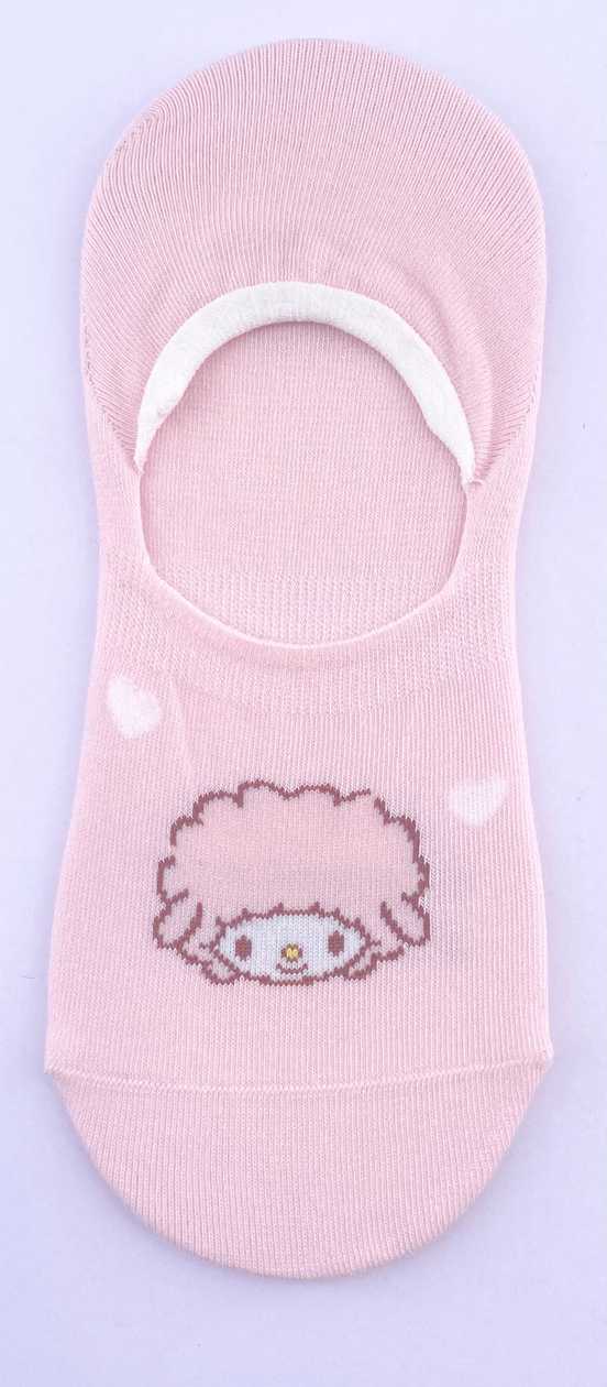 Sanrio characters Solid Color No-Show Socks (1 Pair)(My Sweet Piano)