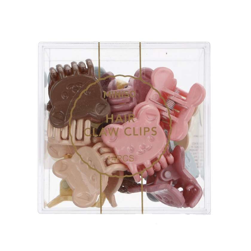Cute Bear Mini Hair Claw Clip (14 pcs)