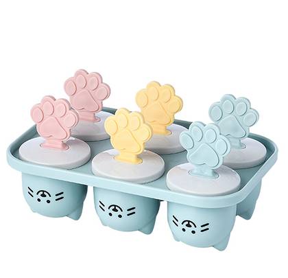 Cat 6-Grid Popsicle Mold
