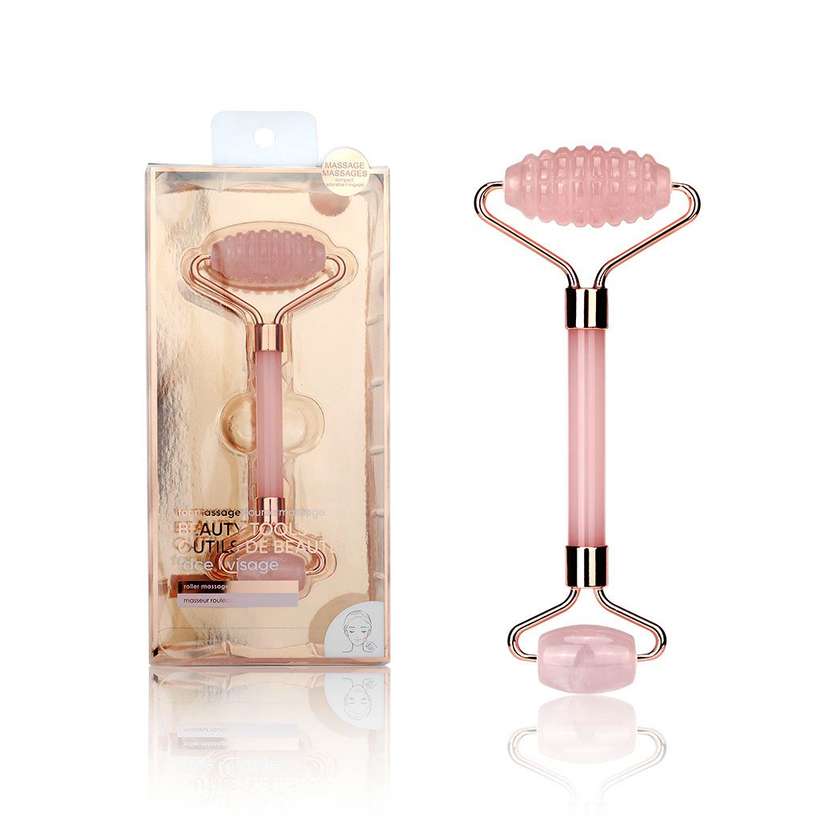 Pink Pearl Series Dual-Sided Roller Massager