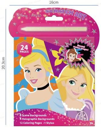 Disney Princess Collection Scratch Painting