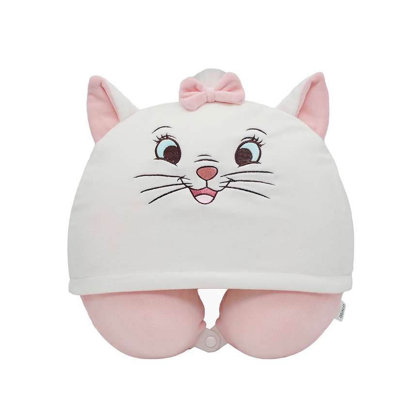 Disney Classics Marie Collection Memory Foam Hooded Neck Pillow (Marie)