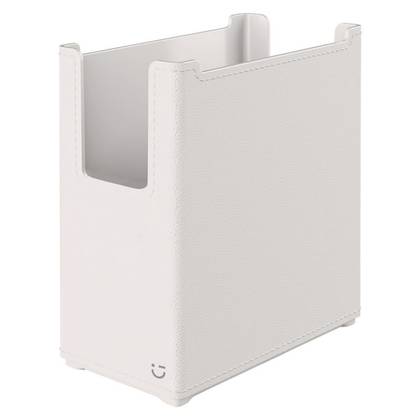 Patterned Series Narrow Stackable Storage Box (Small)(Off-white)