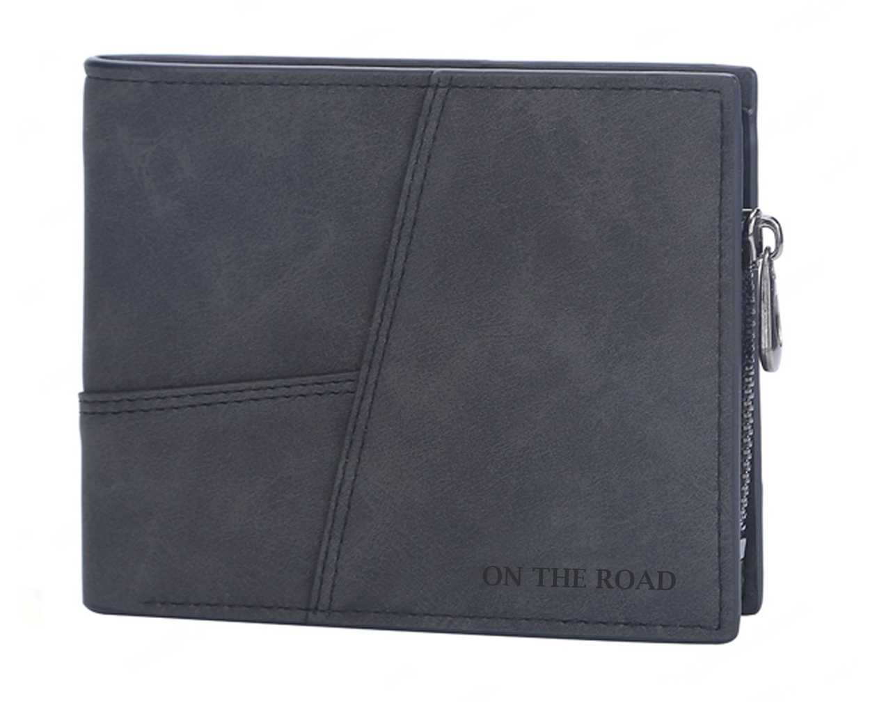 Multifunctional Horizontal Mens Wallet (Black)
