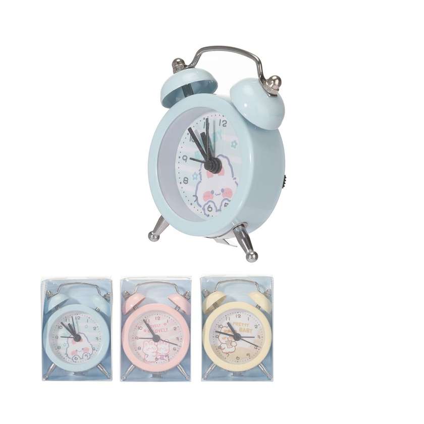 Cream Rabbit Series Small Alarm Clock