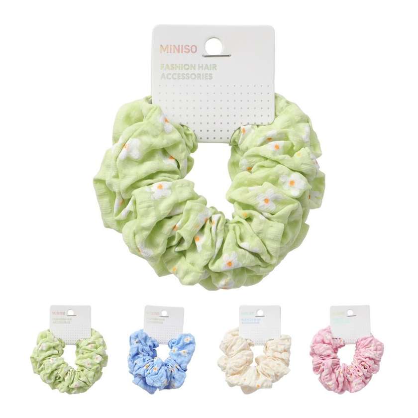 Fashion Series Daisy Hair Scrunchies (2 pcs)
