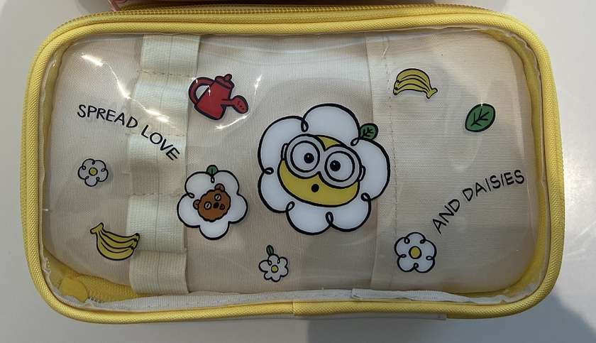 Daisy Minions Collection Double-Layer Stationery Case (Yellow)